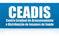 Logotipo: Centro Estadual de Armazenamento e Distribuição de Insumos em Saúde - CEADIS